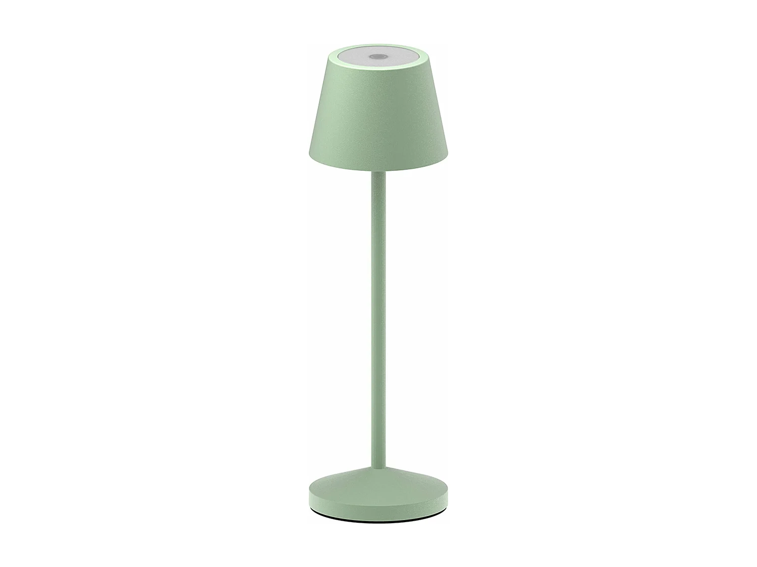 Lampe de table sans fil EMILY Vert olive Aluminium H25cm