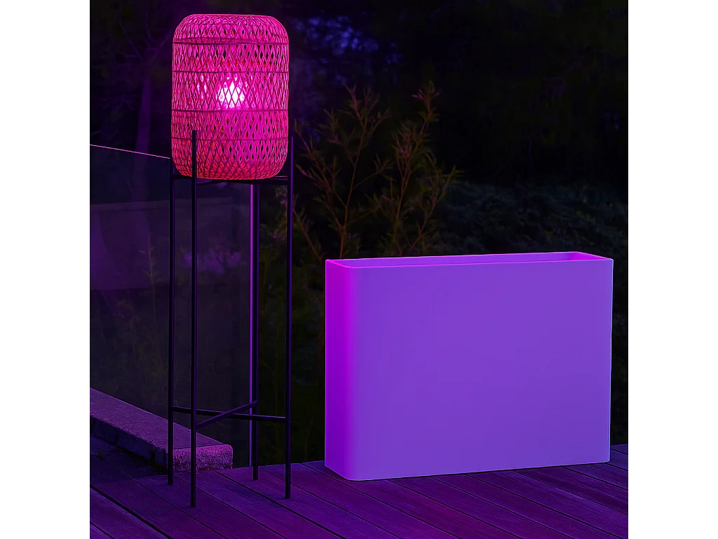 Lampadaire extérieur sans fil STANLEY H150cm