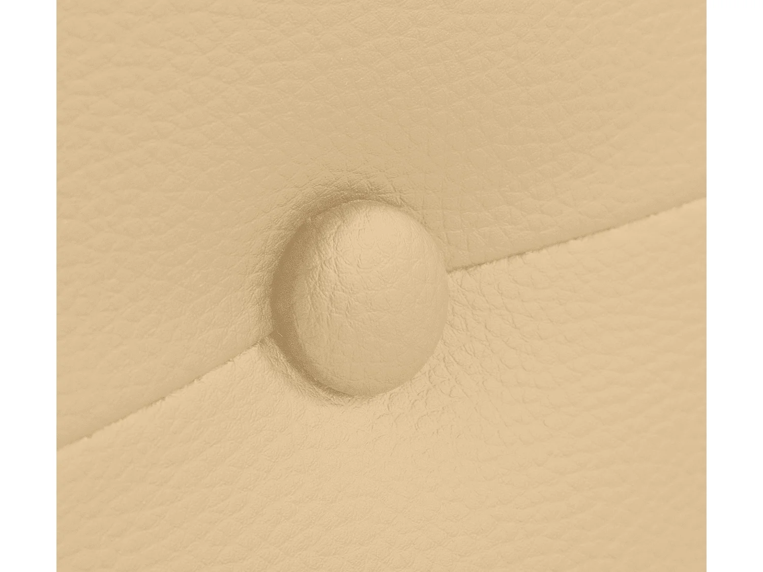 DHOME Cabecero de Polipiel con Botones 90x50cm Camas 80/90 - Vainilla