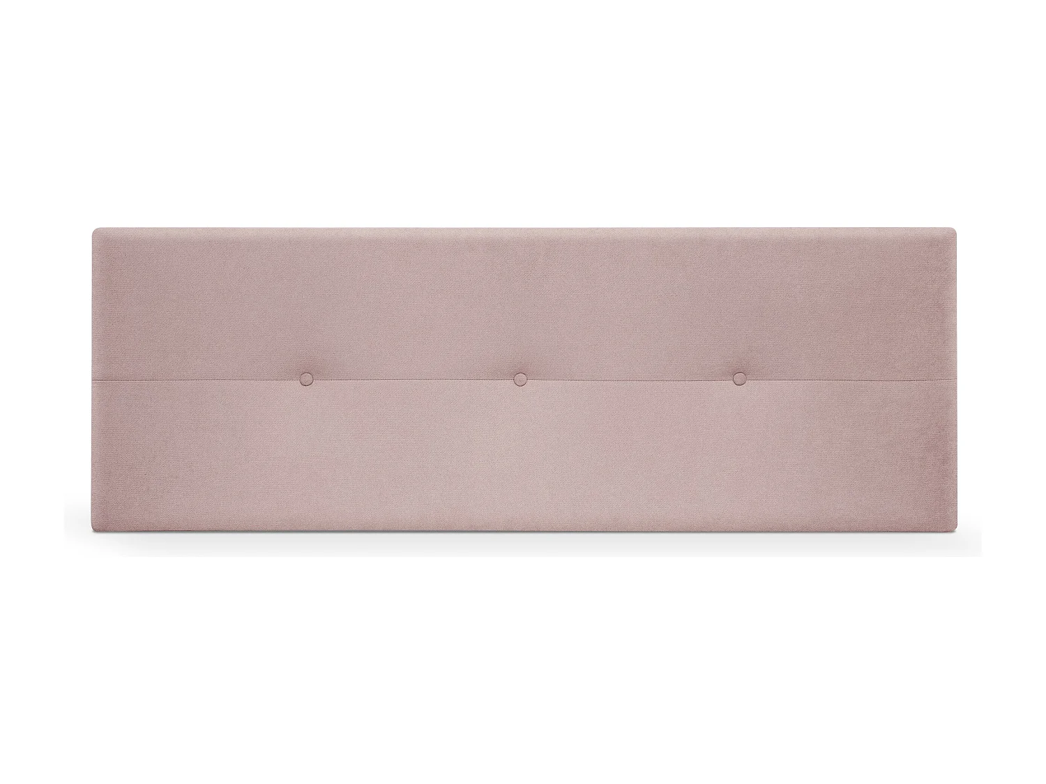 DHOME Tête de lit en tissu Aqualine avec Boutons 160x50cm Lits 150/160 - Saumon