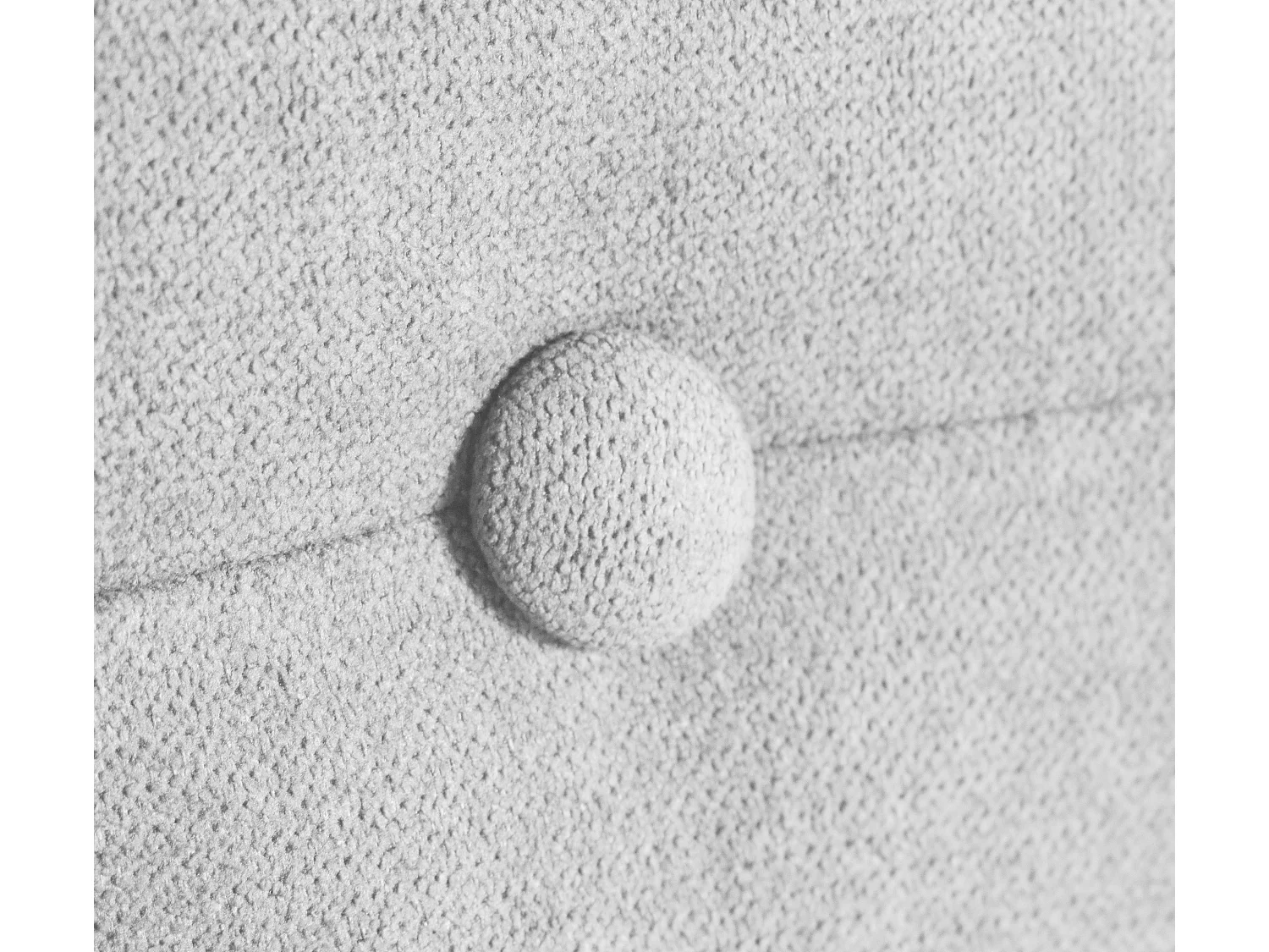 DHOME Tête de lit en tissu Aqualine avec Boutons 90x105cm avec pieds Lits 80/90 - Gris perle