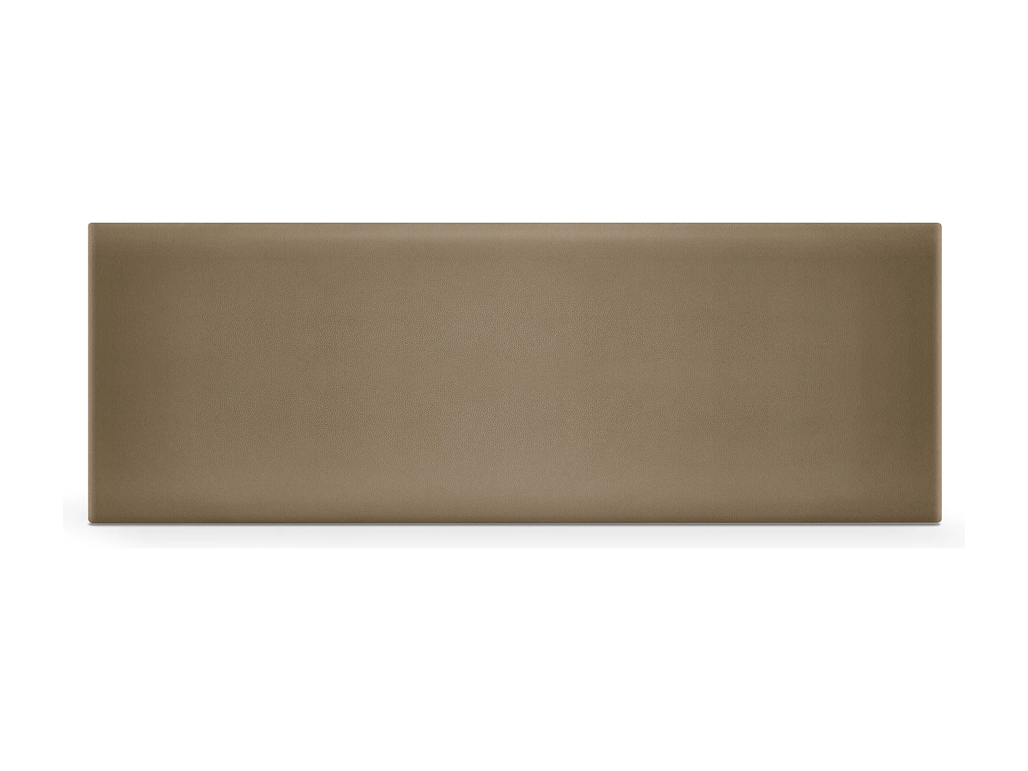 DHOME Glad kunstleer hoofdeinde 160x50cm voor 150/160 bedden - lichtbruin