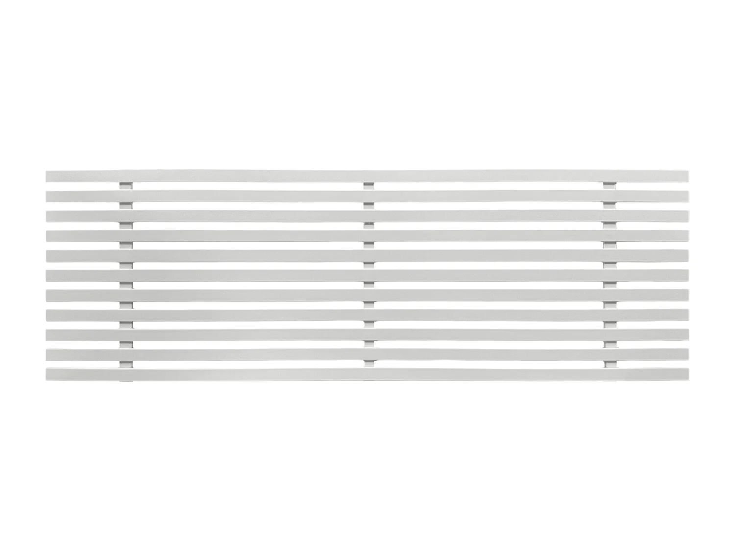 DHOME Tête de lit en bois recyclé DM Style Japonais 135x46cm Lits 120/135 - Blanc Solide