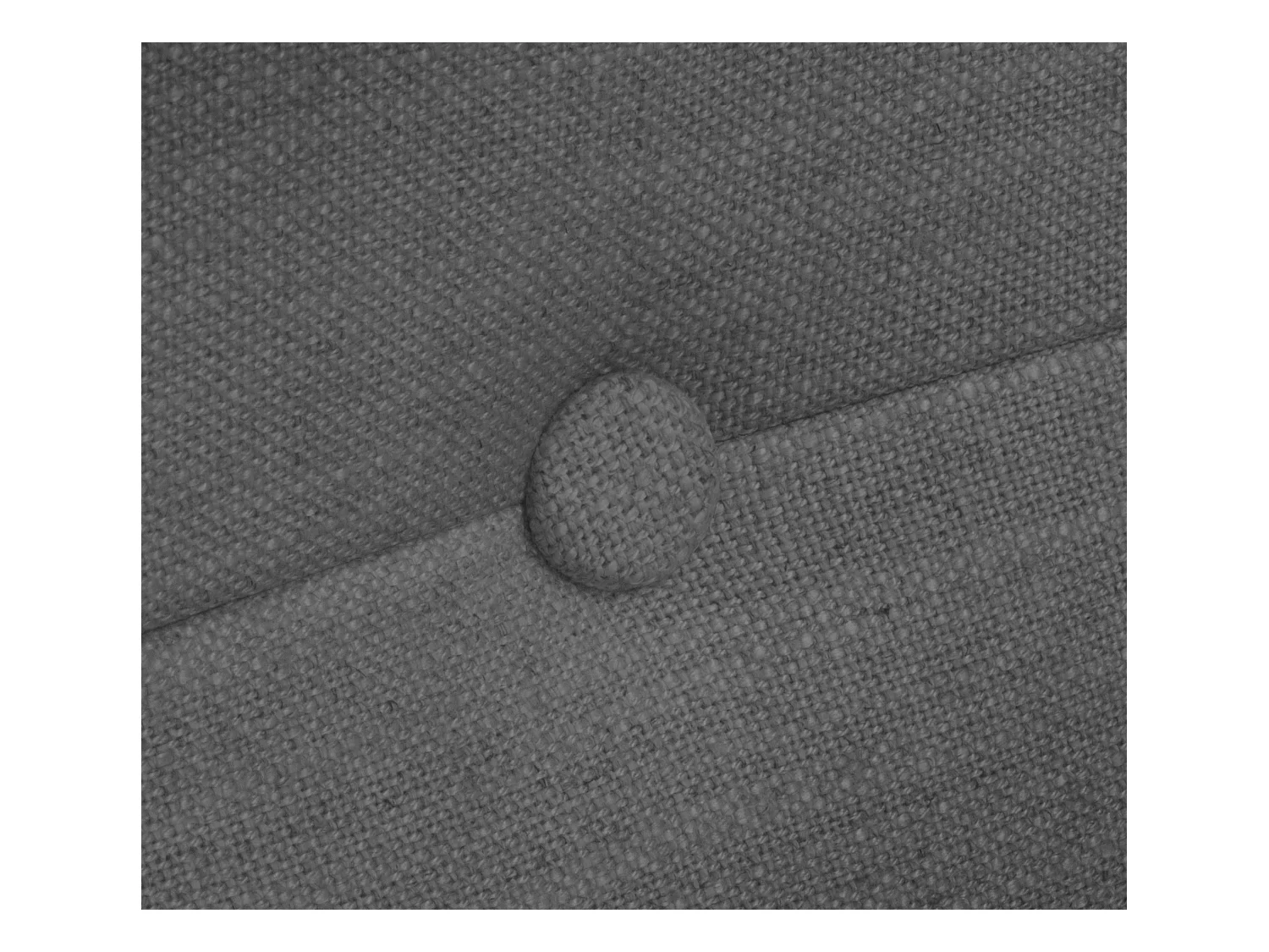 DHOME Tête de lit en lin naturel avec Boutons 135x50cm Lits 120/135 - Gris foncé