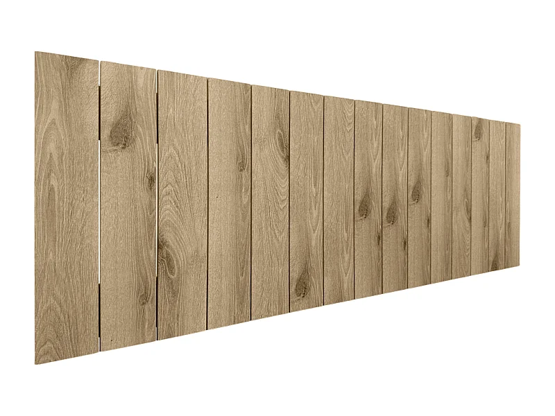 DHOME Recyceltes Holz-Kopfteil MDF Vertikale Palettenform 150x46 Betten 150 - Kambrisches Holz