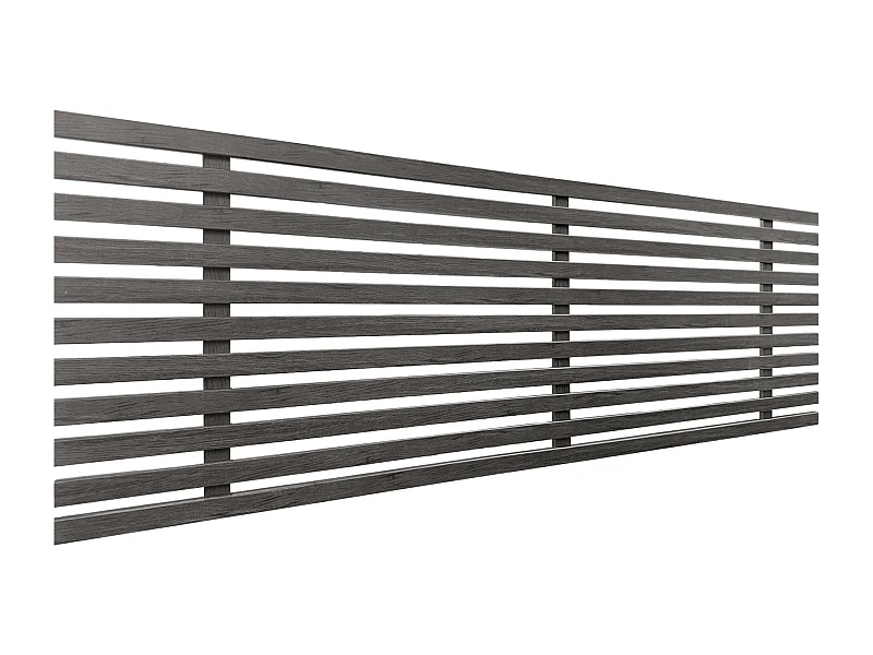 DHOME Gerecycleerd DM houten hoofdeinde Japanse stijl 135x46cm bedden 120/135 - Houtessen