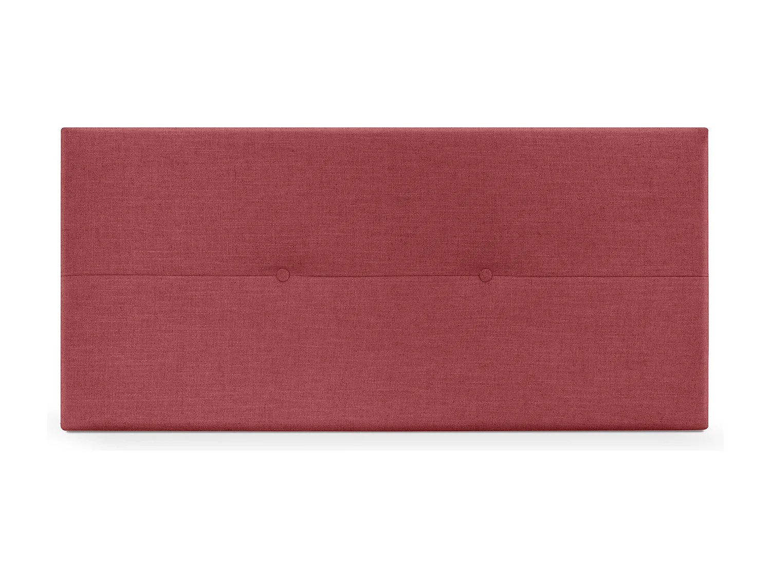 DHOME Natuurlijk linnen hoofdeinde met knopen 95x50cm bedden 90 - Rood