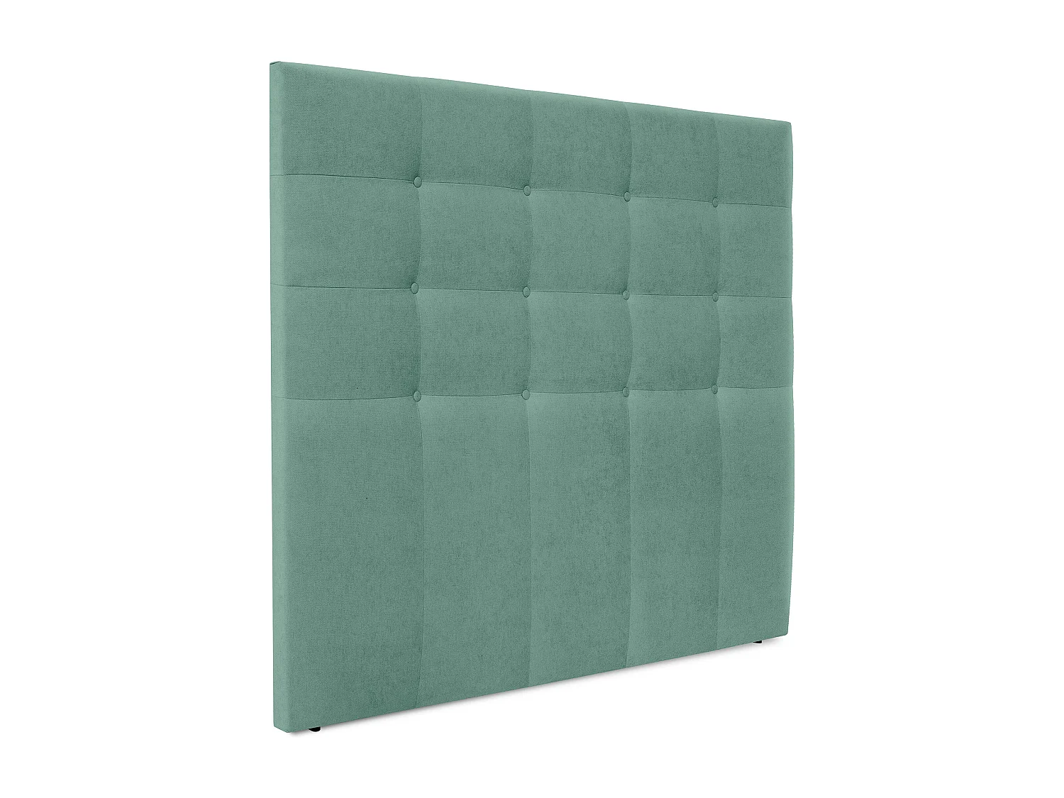 DHOME Cabeceira de  Tecido AquaLinho Capitoné Até o chão 150x120cm Camas 150 - Verde água