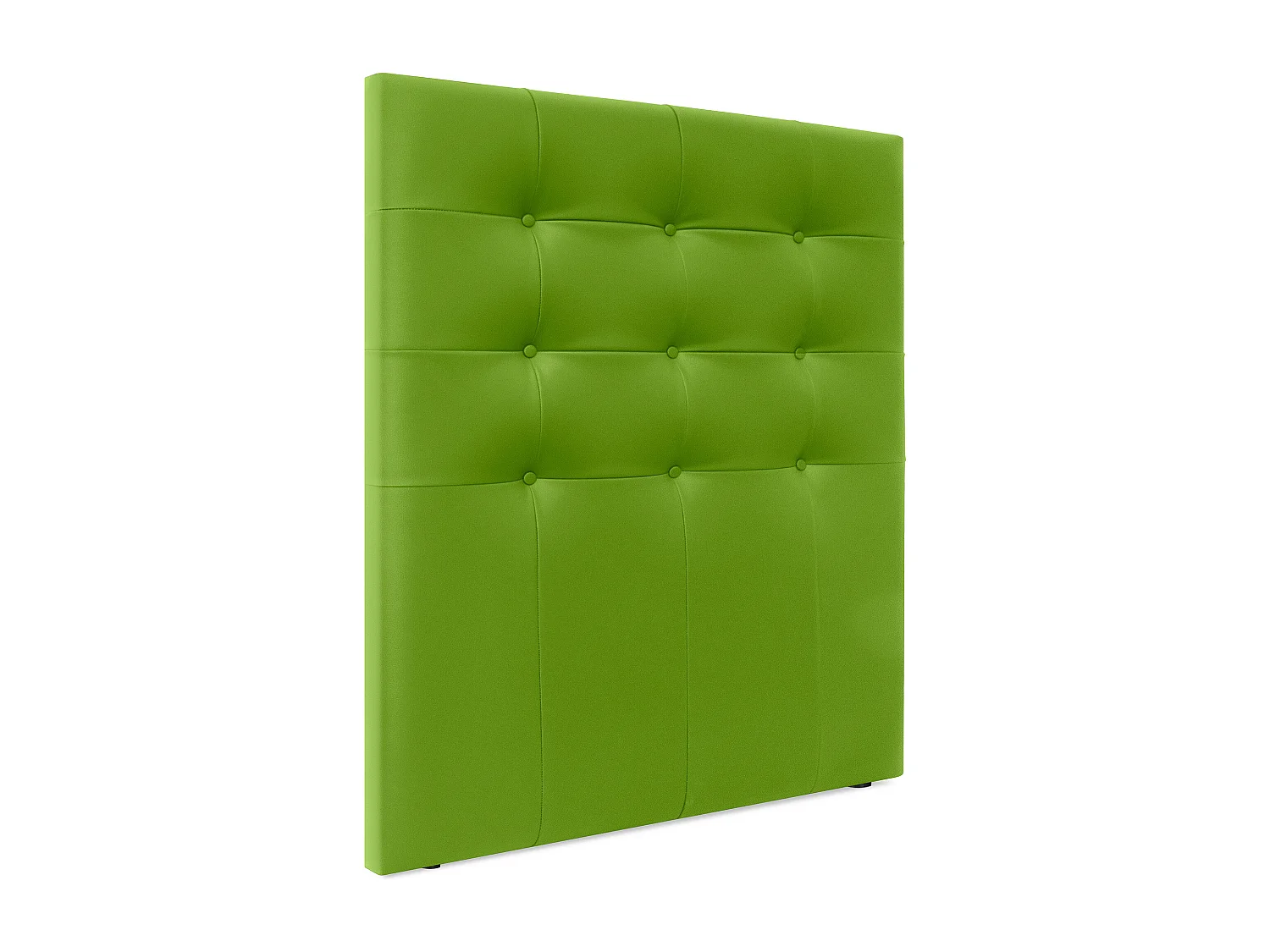 DHOME Cabeceira de  Couro sintético Capitoné Até o chão 110x120cm Camas 105 - Verde