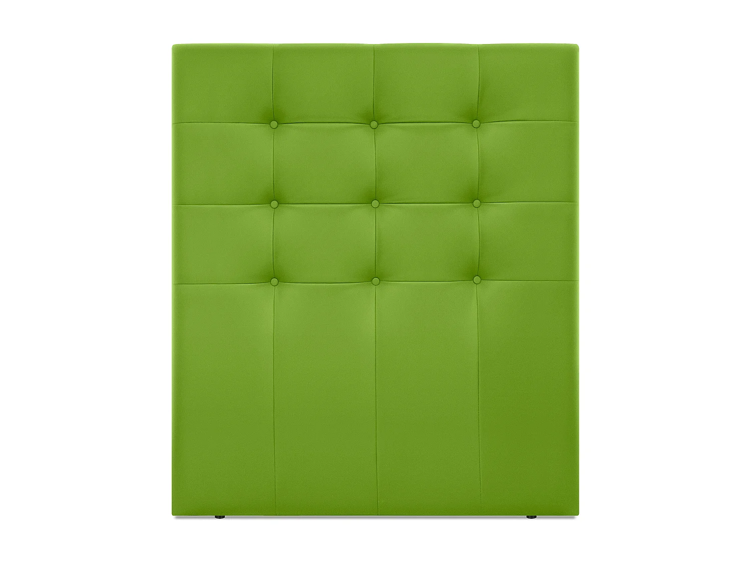 DHOME Cabeceira de  Couro sintético Capitoné Até o chão 110x120cm Camas 105 - Verde