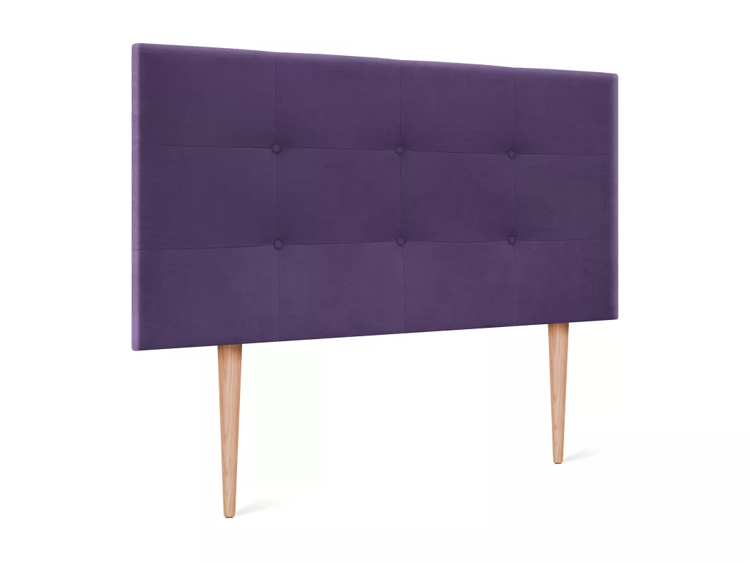 Kauf Unique DHOME Aqualine getuftetes Stoffkopfteil 90 x 115 cm mit Bettbeinen 80/90 – Lila