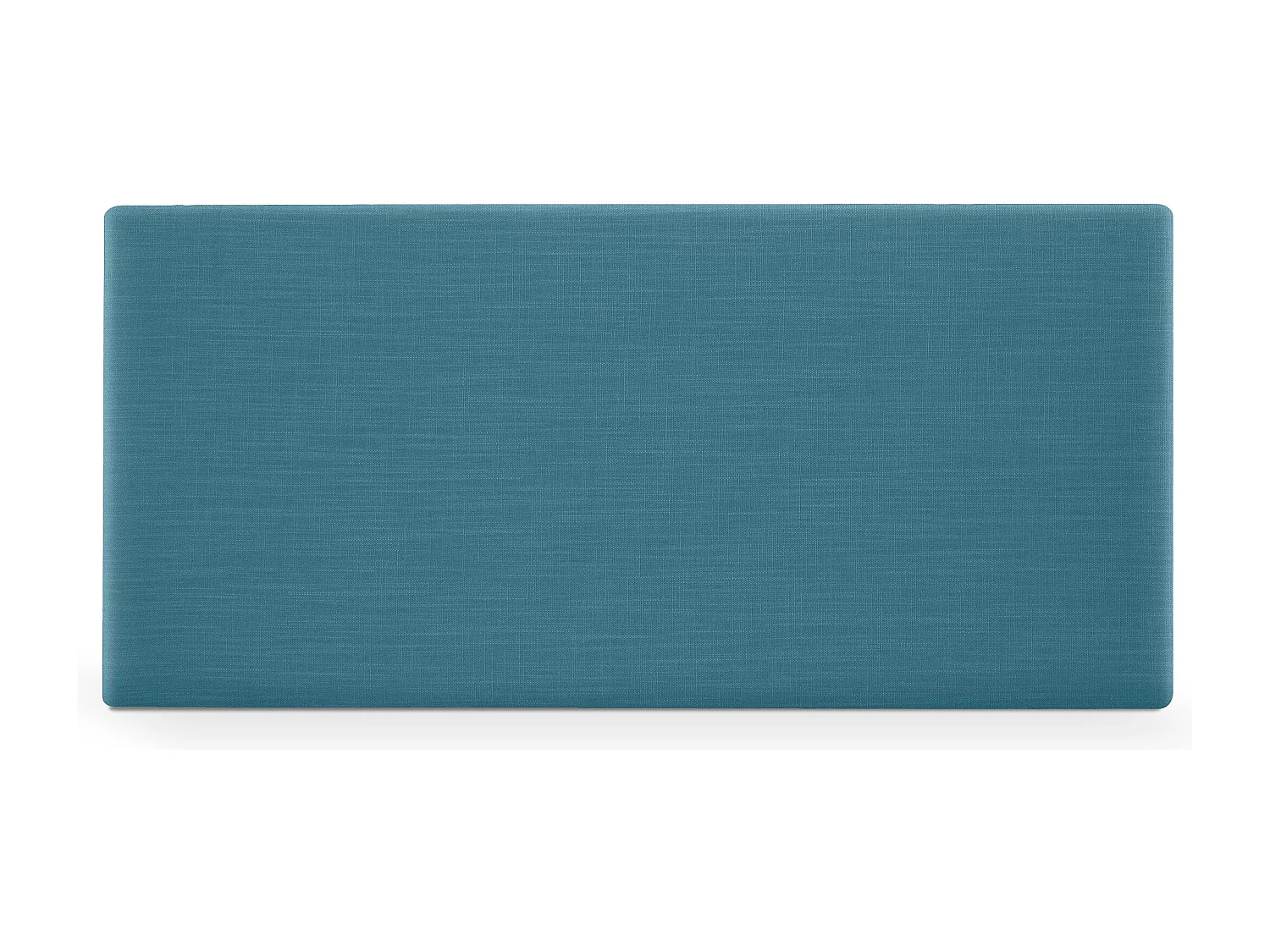 DHOME Tête de lit en lin naturel lisse 95x50cm Lits 90 - Turquoise