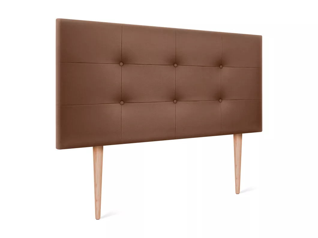 Kauf Unique DHOME getuftetes Kunstleder-Kopfteil 150 x 115 cm mit Bettbeinen 150 – Ton