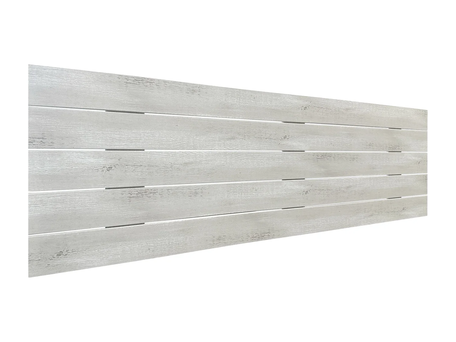 DHOME Tête de lit en bois recyclé MDF Palet Style Horizontal 160x46cm Lits 150/160 - Arctique