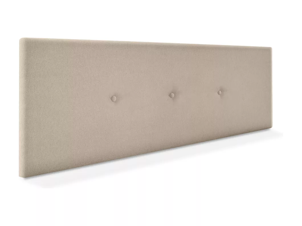 Kauf Unique DHOME Aqualine Stoff Kopfteil glatt mit Knöpfen 145x50cm Betten 135/140 - Beige