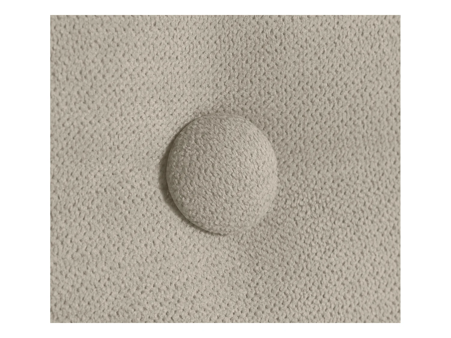 DHOME Tête de lit en tissu Aqualine avec 2 rangées de boutons 160x50cm Lits 150/160 - Beig