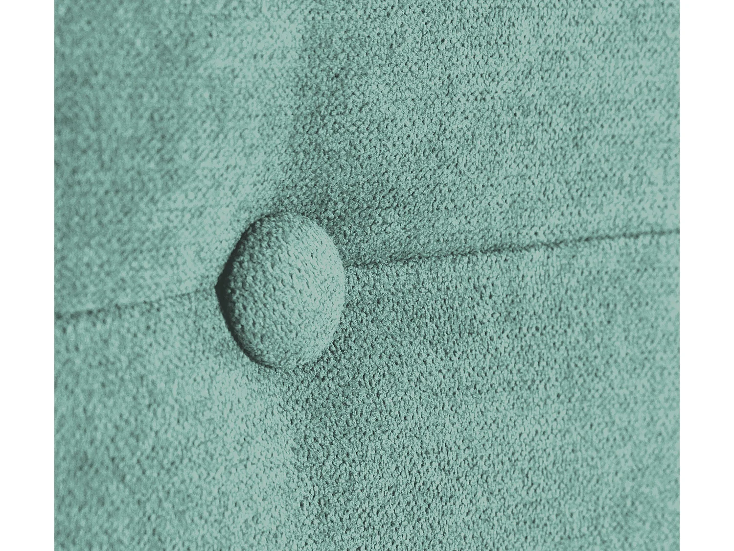 DHOME Tête de lit en tissu Aqualine avec Boutons 135x105cm avec pieds Lits 120/135 - Vert d'eau