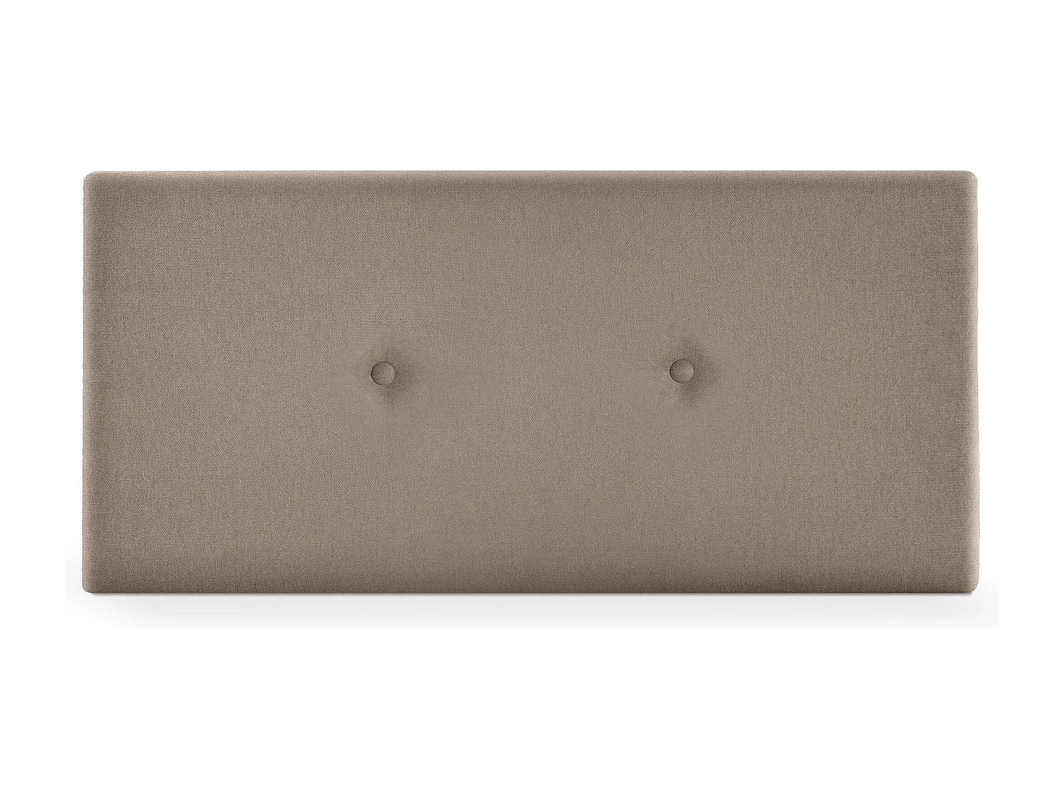 DHOME Hoofdeinde van gladde aqualinestof met knopen 95x50cm bedden 90 - Tierra