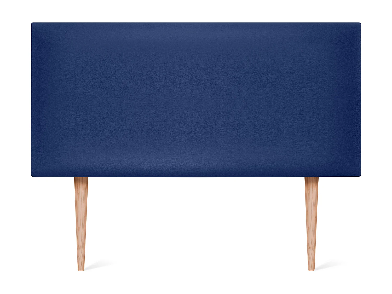 DHOME Cabeceira de  Couro sintético Liso 105x105cm com Pernas Camas 105 - Azul