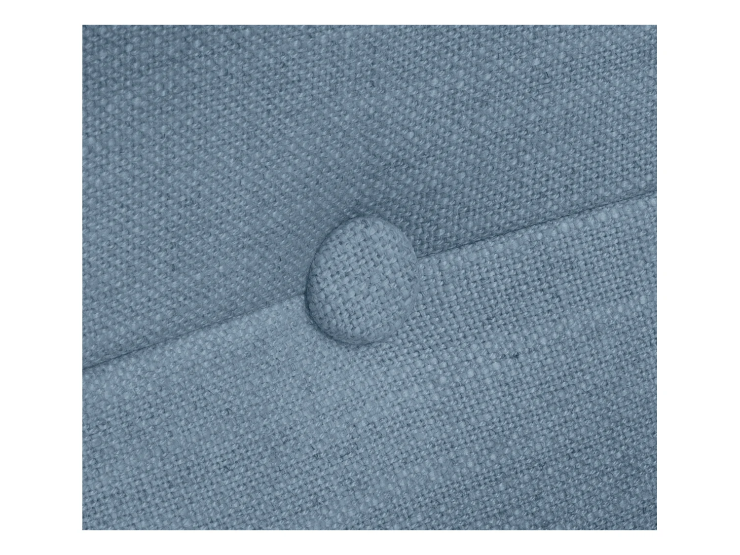 DHOME Tête de lit en lin naturel avec Boutons 150x50cm Lits 150 - Bleu