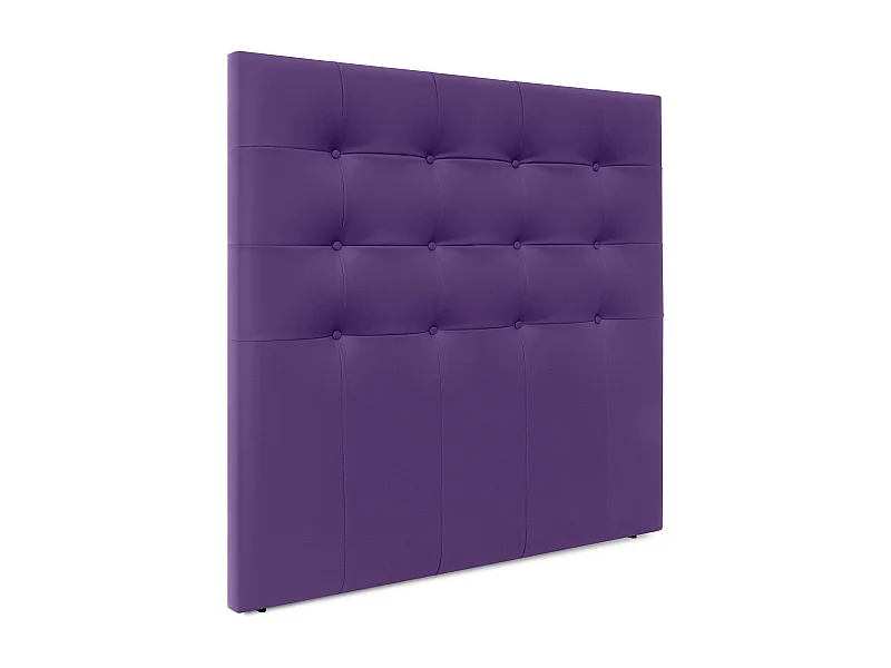 DHOME Cabecero de Polipiel Capitoné Hasta el Suelo 150x120cm Camas 150 - Lila