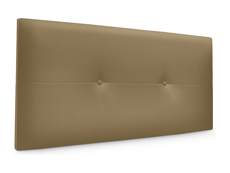 DHOME Kunstleer hoofdeinde met knopen 105x50cm bedden 105 - lichtbruin