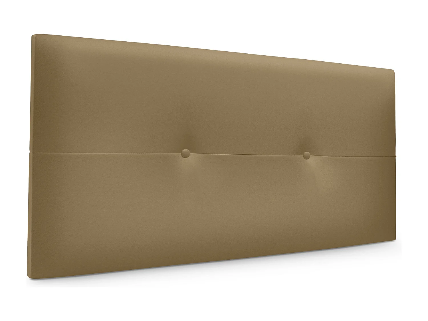 DHOME Kunstleer hoofdeinde met knopen 105x50cm bedden 105 - lichtbruin