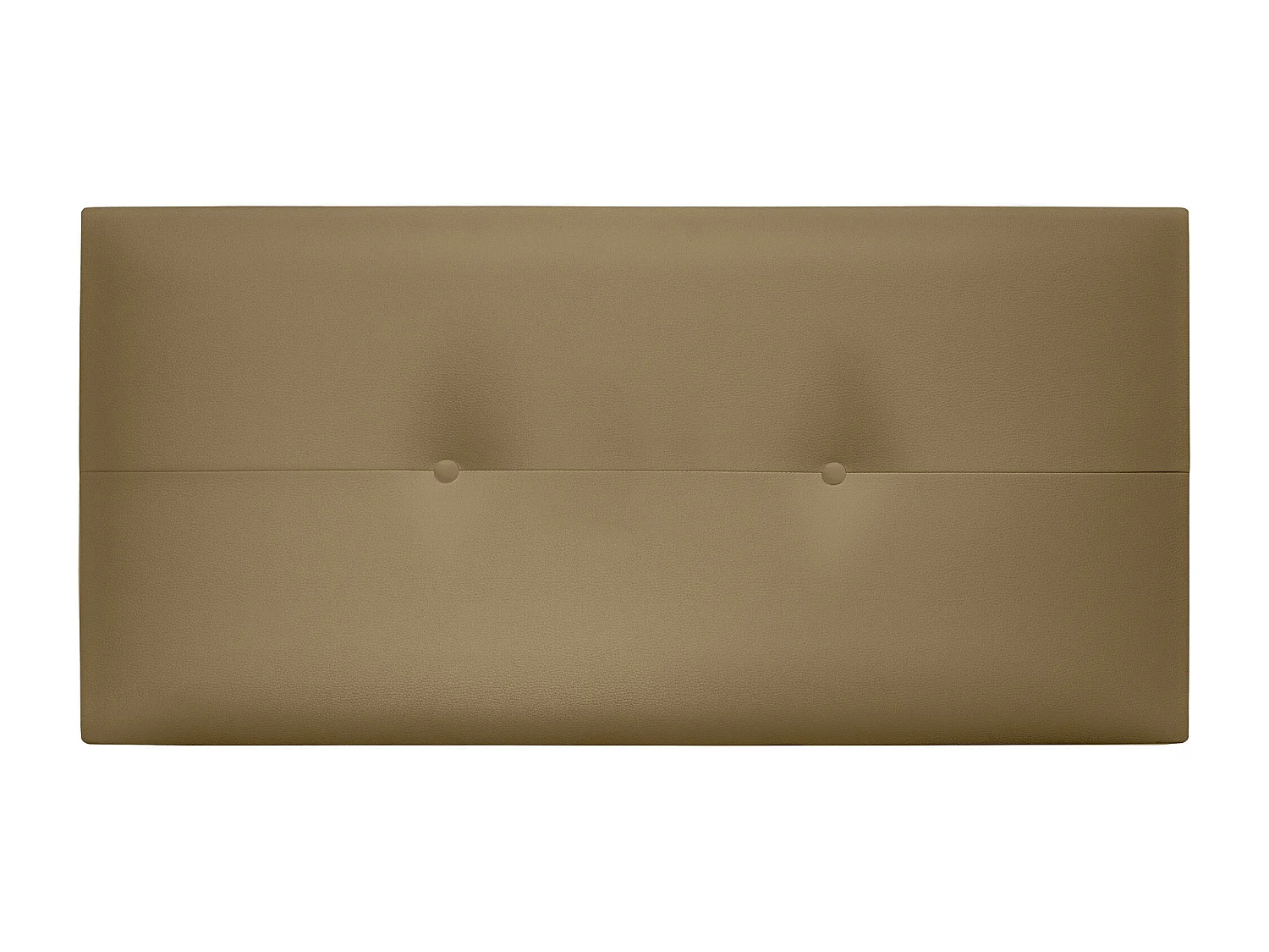 DHOME Kunstleer hoofdeinde met knopen 105x50cm bedden 105 - lichtbruin
