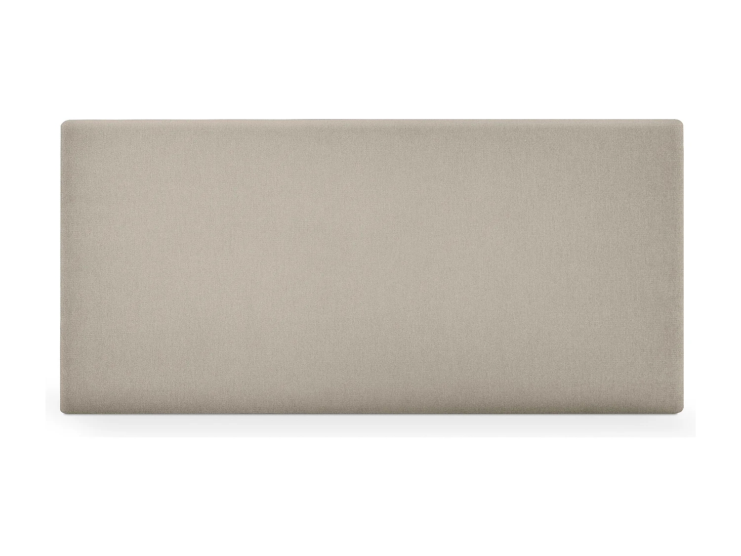 DHOME Cabeceira de  Tecido AquaLinho Liso 105x50cm Camas 105 - Bege