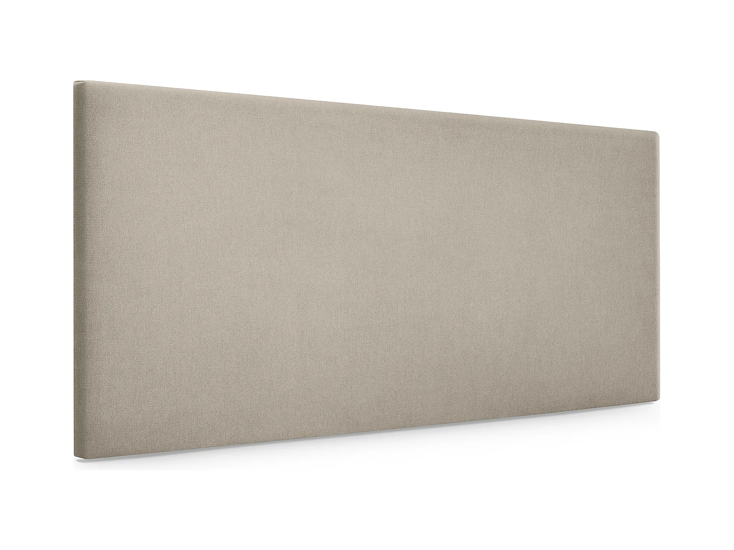 DHOME Tête de lit en tissu Aqualine lisse 105x50cm Lits 105 - Beig