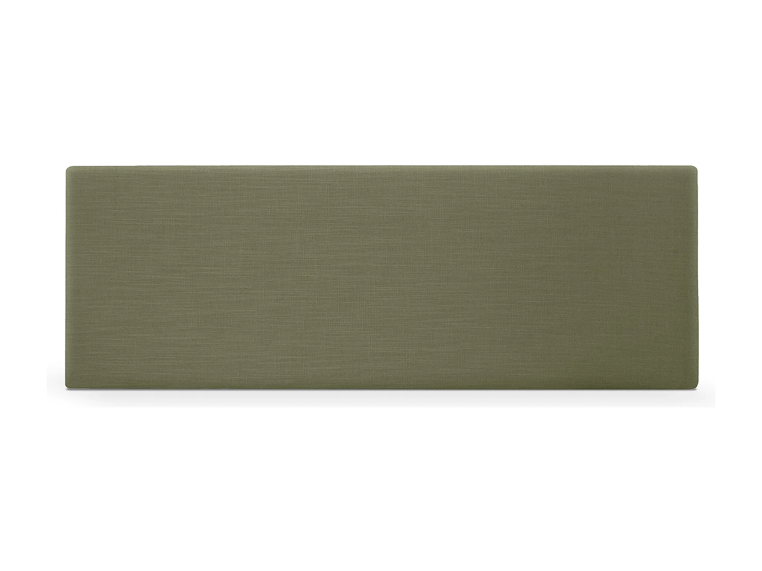 DHOME Testiera in de Lino Naturale Semplice 150x50cm Letti 150 - Verde