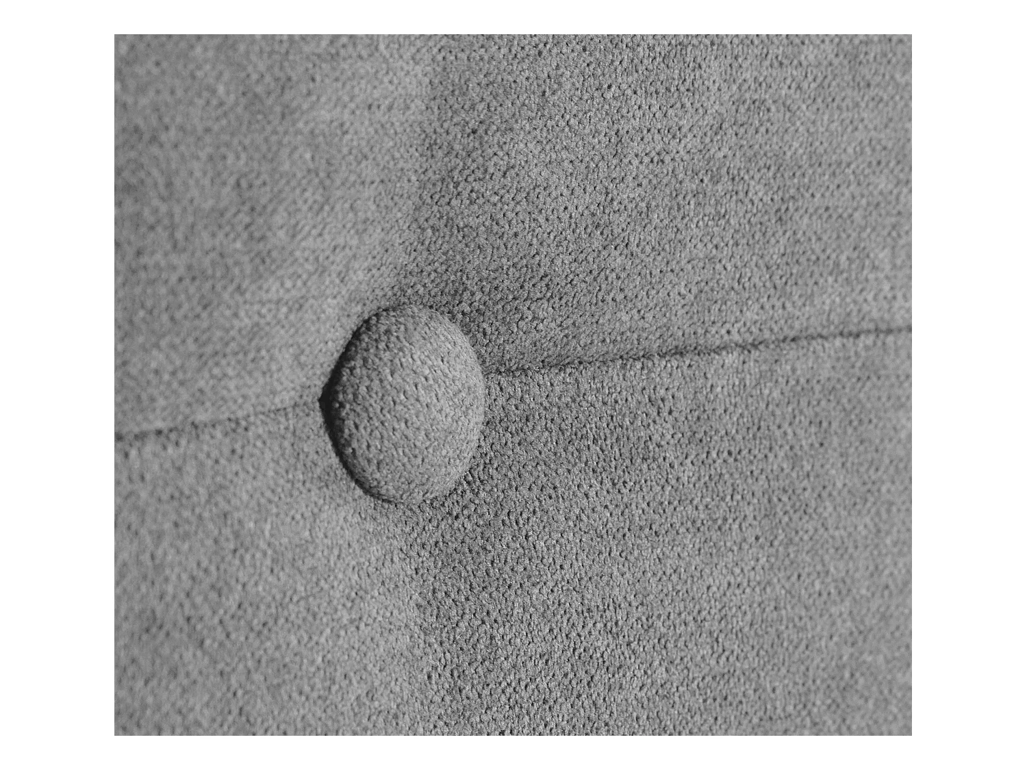 DHOME Hoofdeinde van Aqualine stof met knopen 135x105cm met bedpoten Bedden 120/135 - Grijs