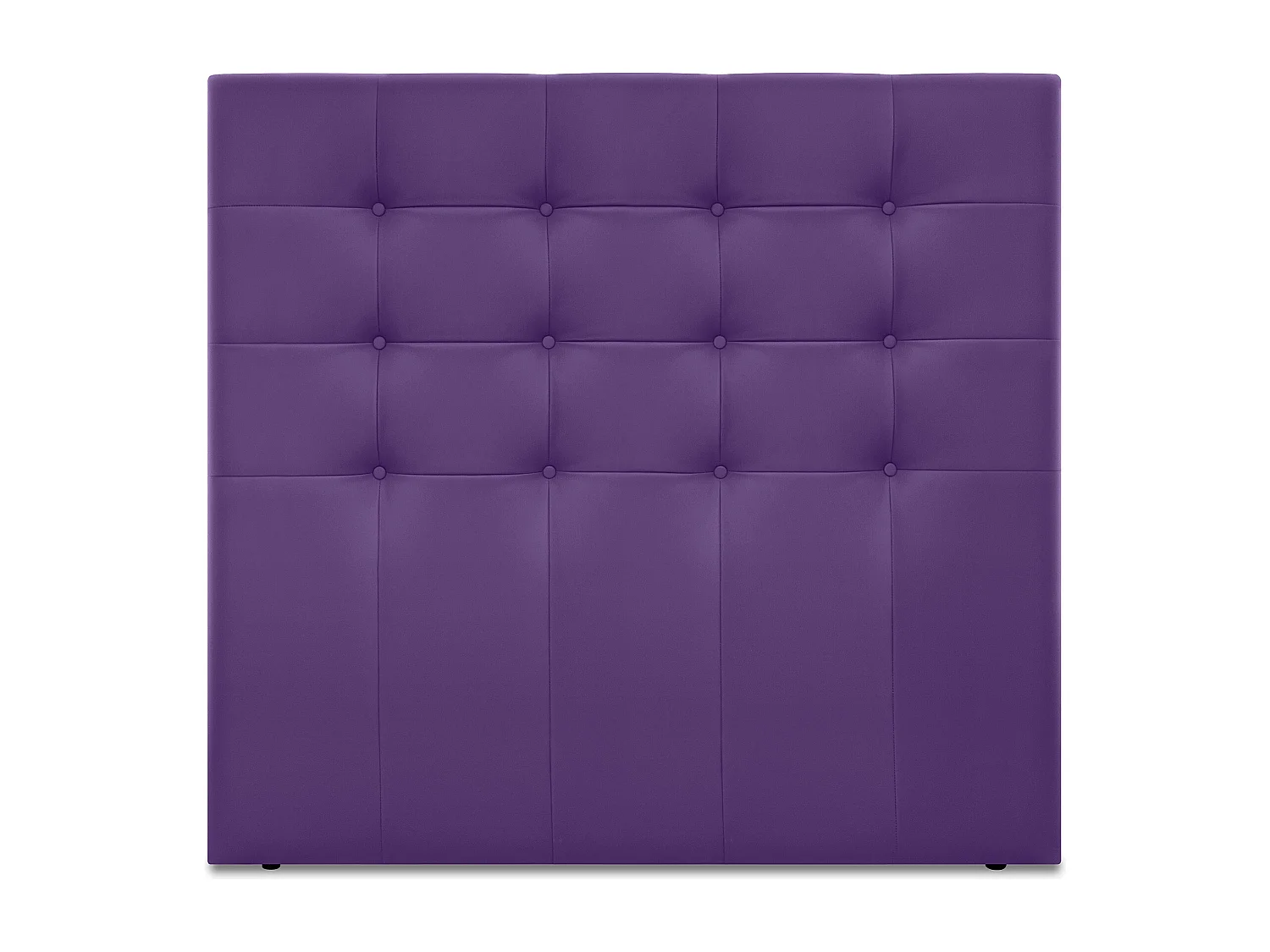 DHOME Cabeceira de  Couro sintético Capitoné Até o chão 135x120cm Camas 120/135 - Lilás