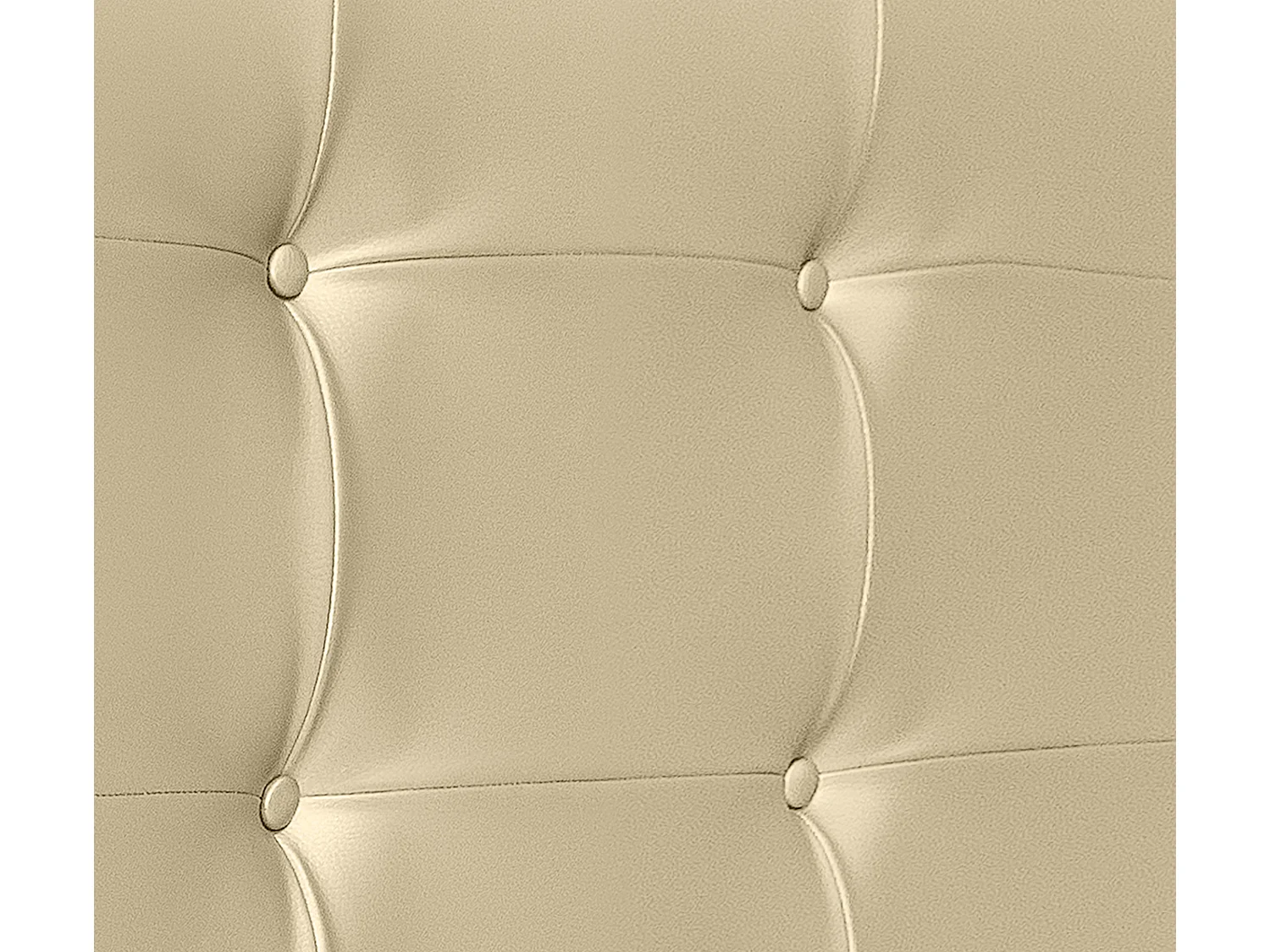 DHOME Cabeceira de  Couro sintético Capitoné Até o chão 95x120cm Camas 90 - Champanhe