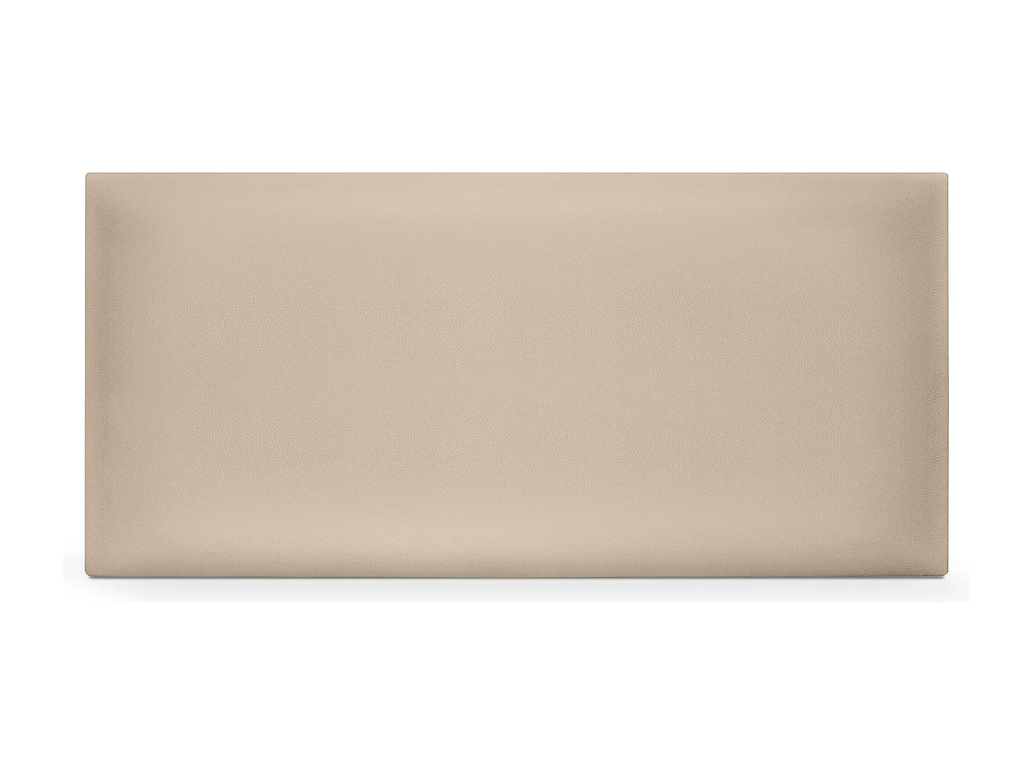 DHOME Tête de lit simili cuir lisse 95x50cm Lits 90 - Beig