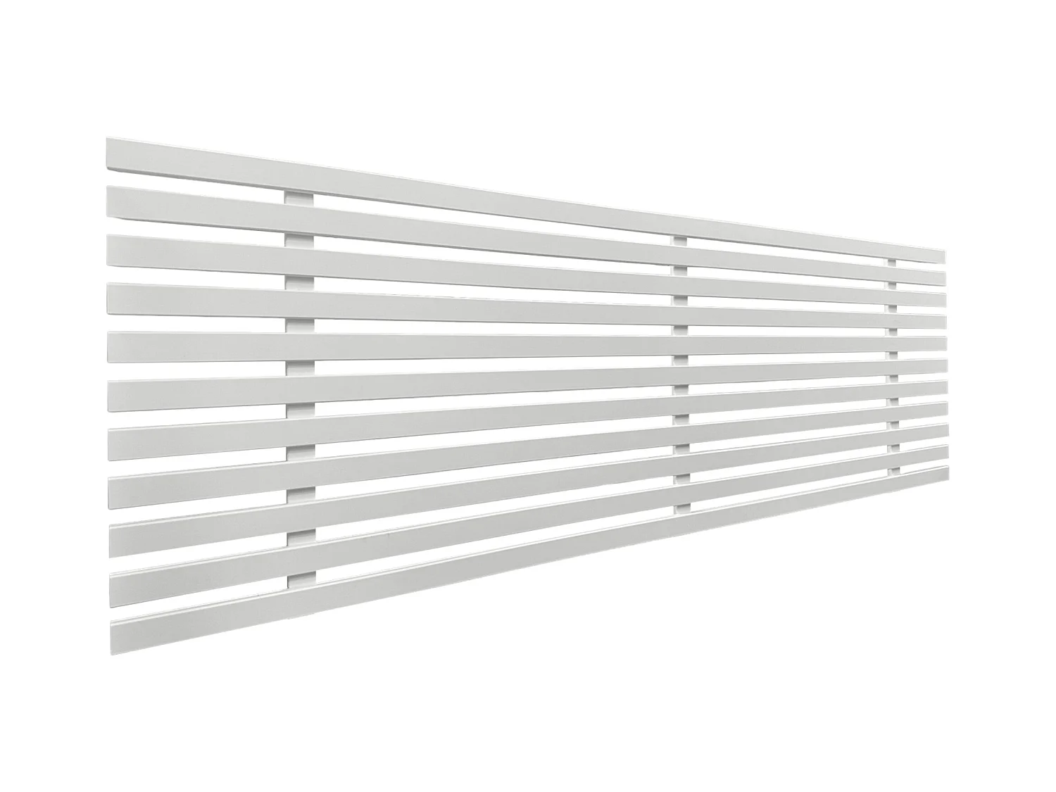 DHOME Tête de lit en bois recyclé MDF Style Japonais 145x46cm Lits 135/140 - Uni Blanc