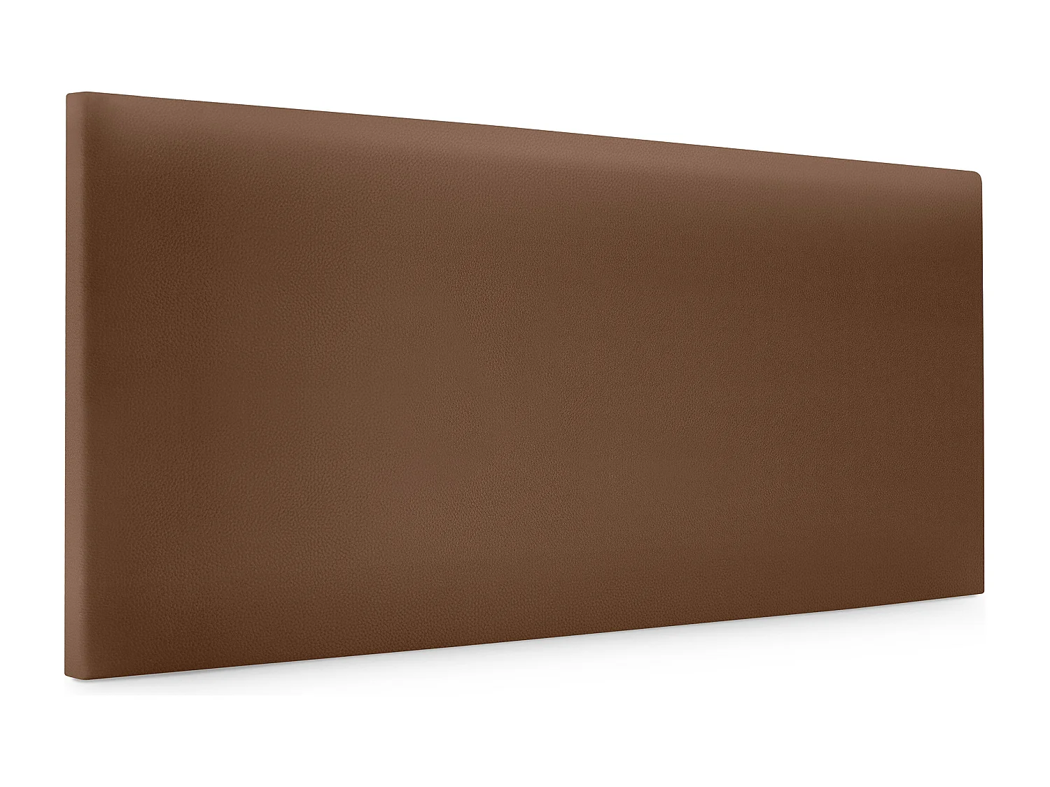 DHOME Glad kunstleer hoofdeinde 95x50cm bedden 90 - Clay