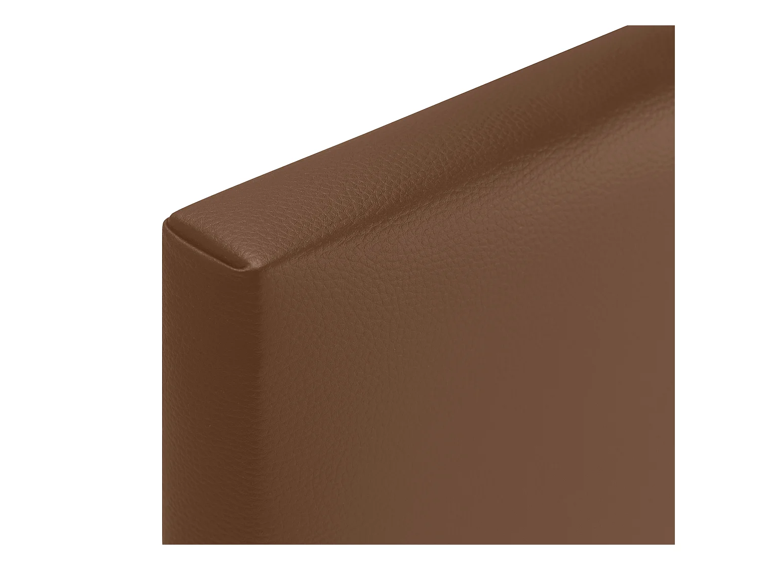 DHOME Tête de lit simili cuir lisse 95x50cm Lits 90 - Argile