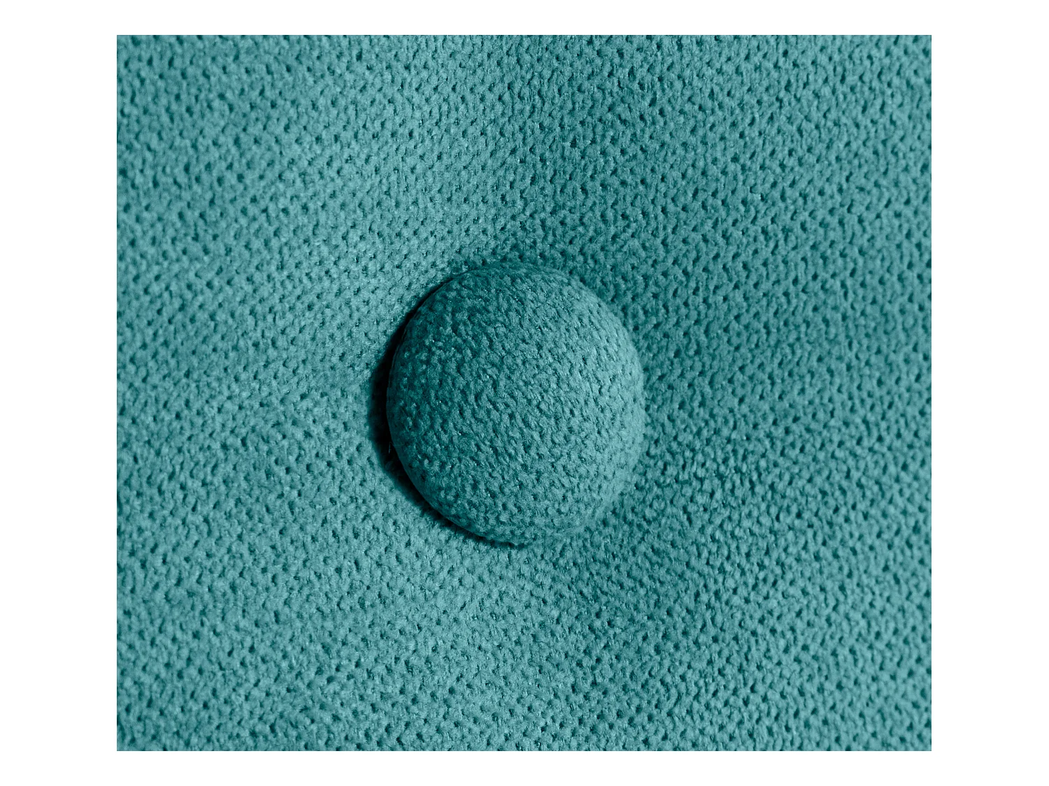 DHOME Testiera in de Tessuto Aqualine Liscio con bottoni 135x50cm Letti 120/135 - Turchese