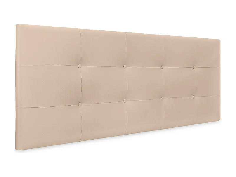 DHOME Getuft kunstleer hoofdeinde 150x60cm bedden 150 - Beige