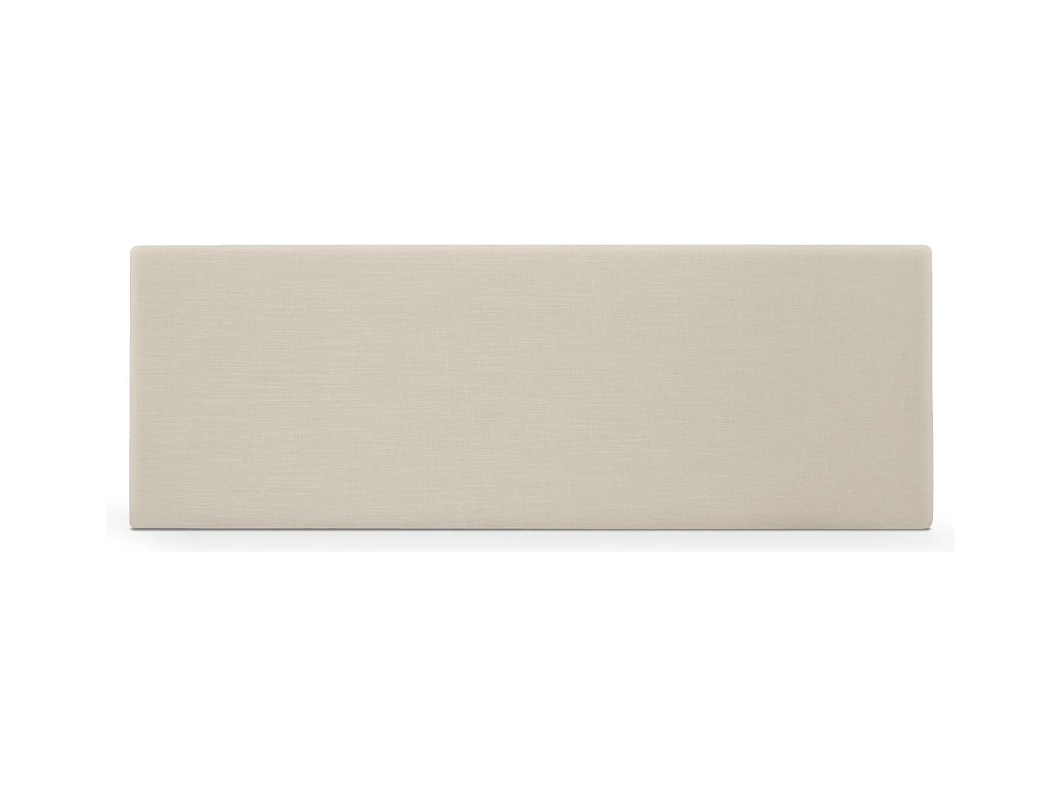 DHOME Tête de lit en lin naturel lisse 150x50cm Lits 150 - Beig