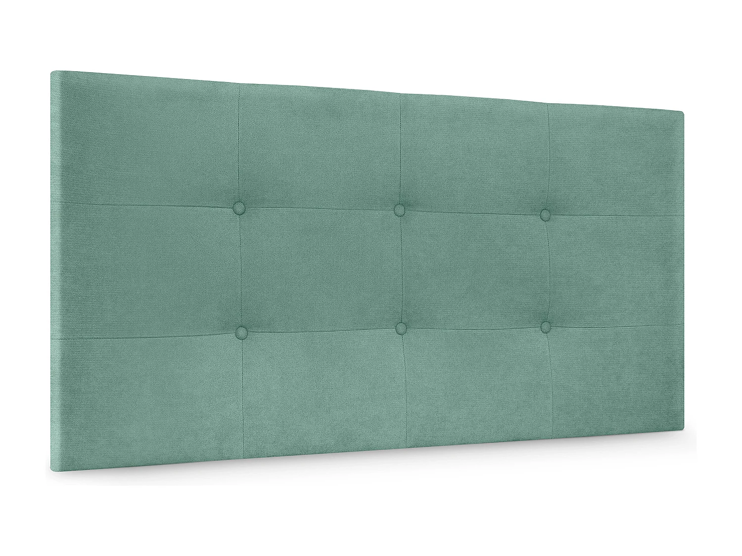 DHOME Hoofdeinde van kunstleer Capitonné Tot de vloer 95x120cm Bedden 90 - Blauw