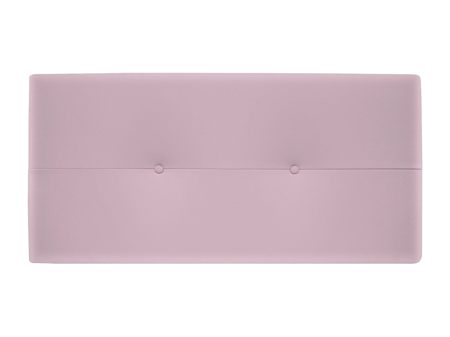 DHOME Tête de lit similicuir avec Boutons 110x50cm Lits 105 - Rose
