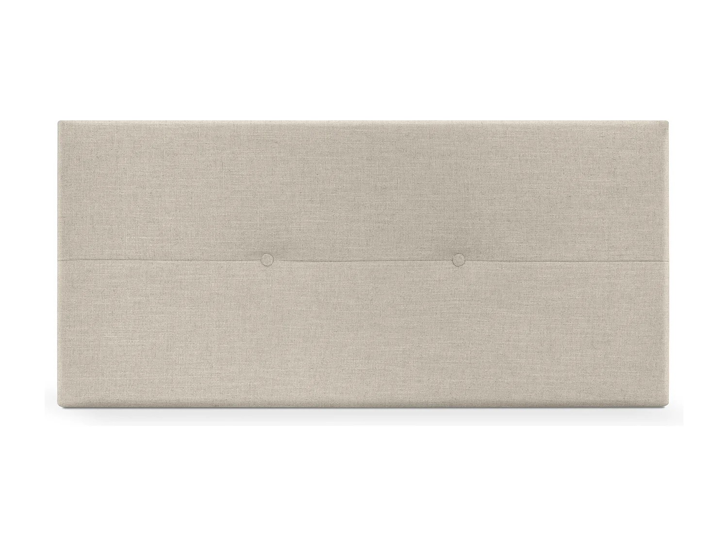 DHOME Tête de lit en lin naturel avec Boutons 90x50cm Lits 80/90 - Beig