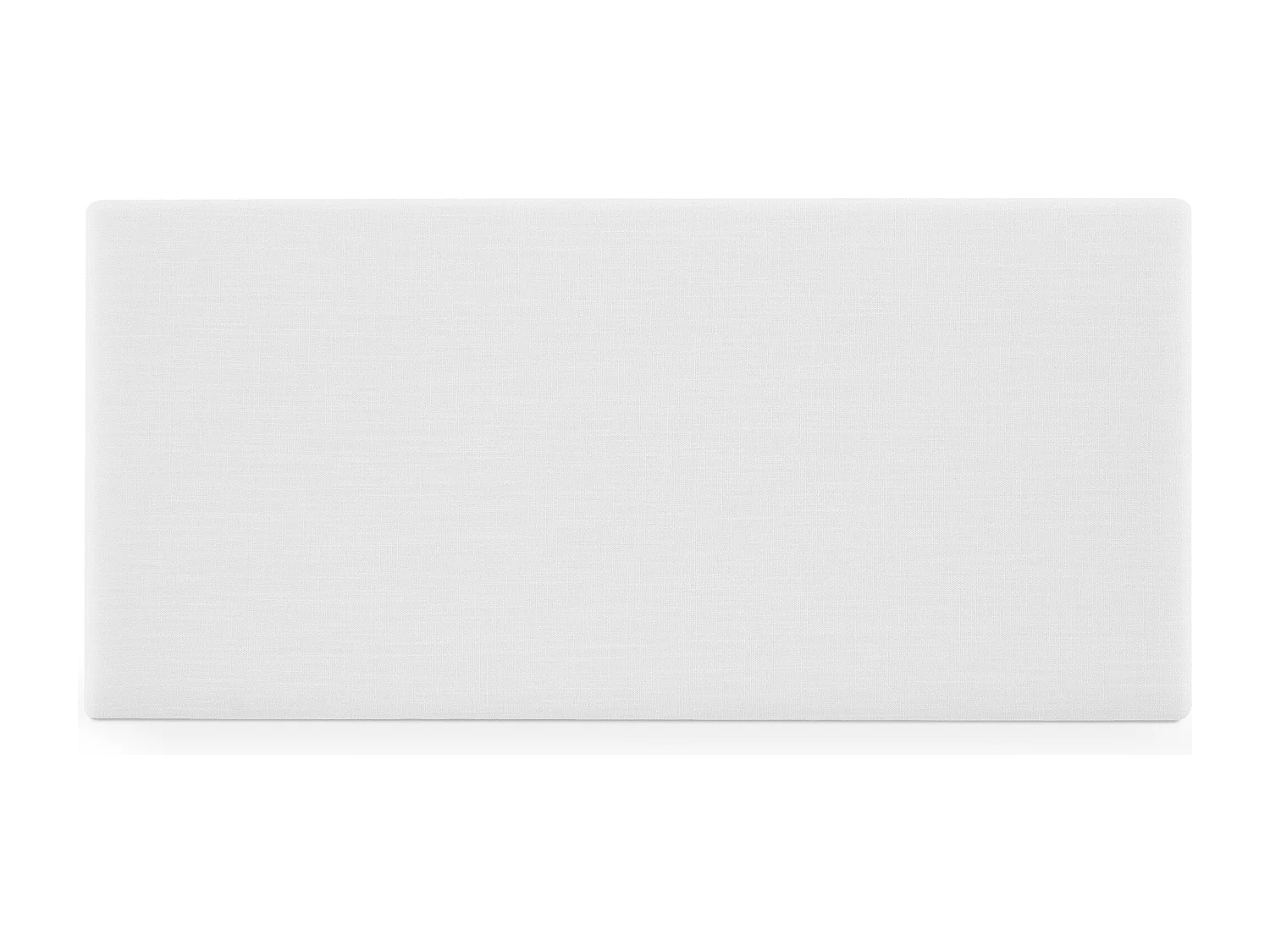 DHOME Tête de lit en lin naturel lisse 110x50cm Lits 105 - Blanc
