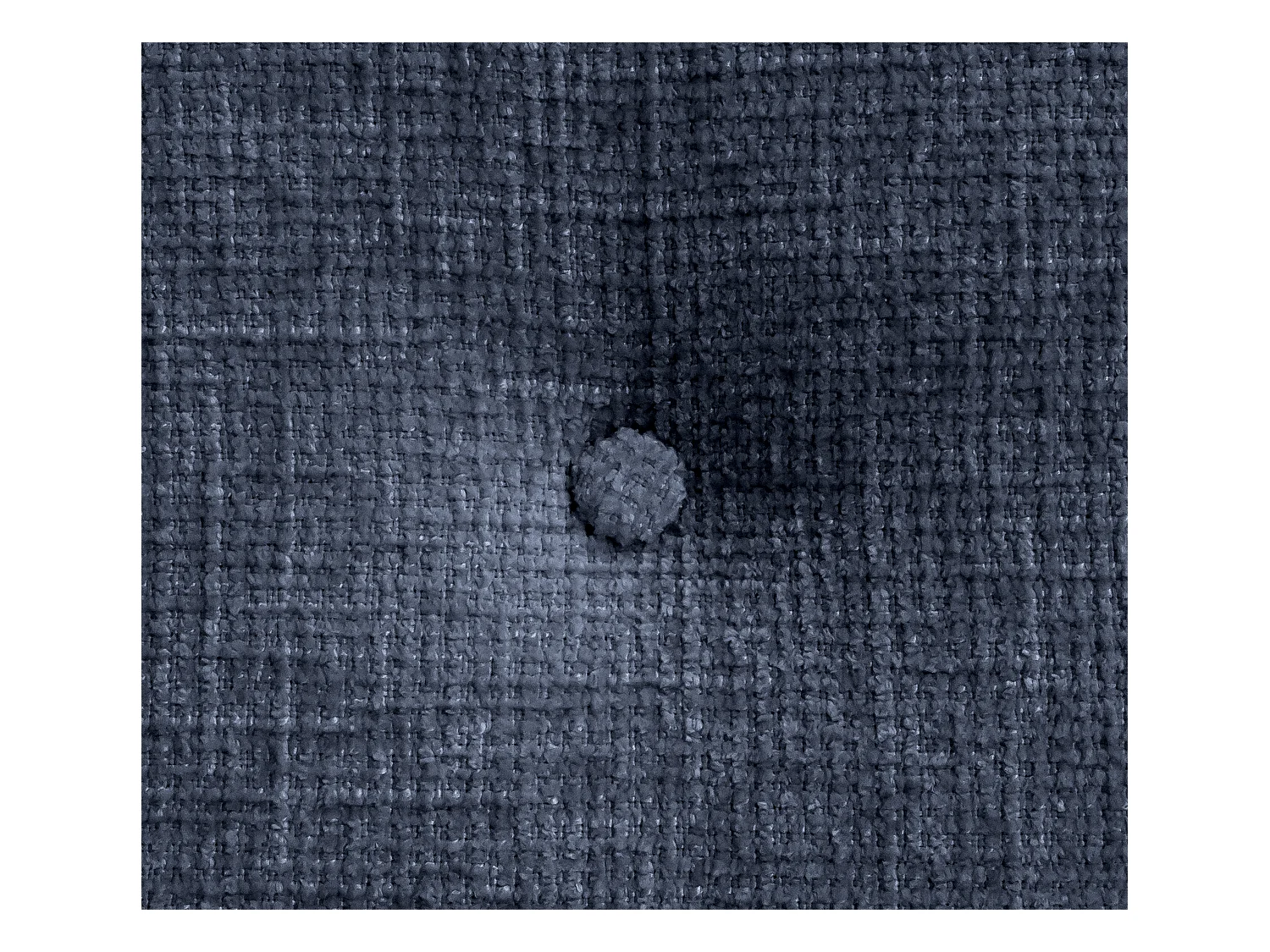 DHOME Tête de lit en laine naturelle avec Boutons 145x50cm Lits 135/140 - Bleu