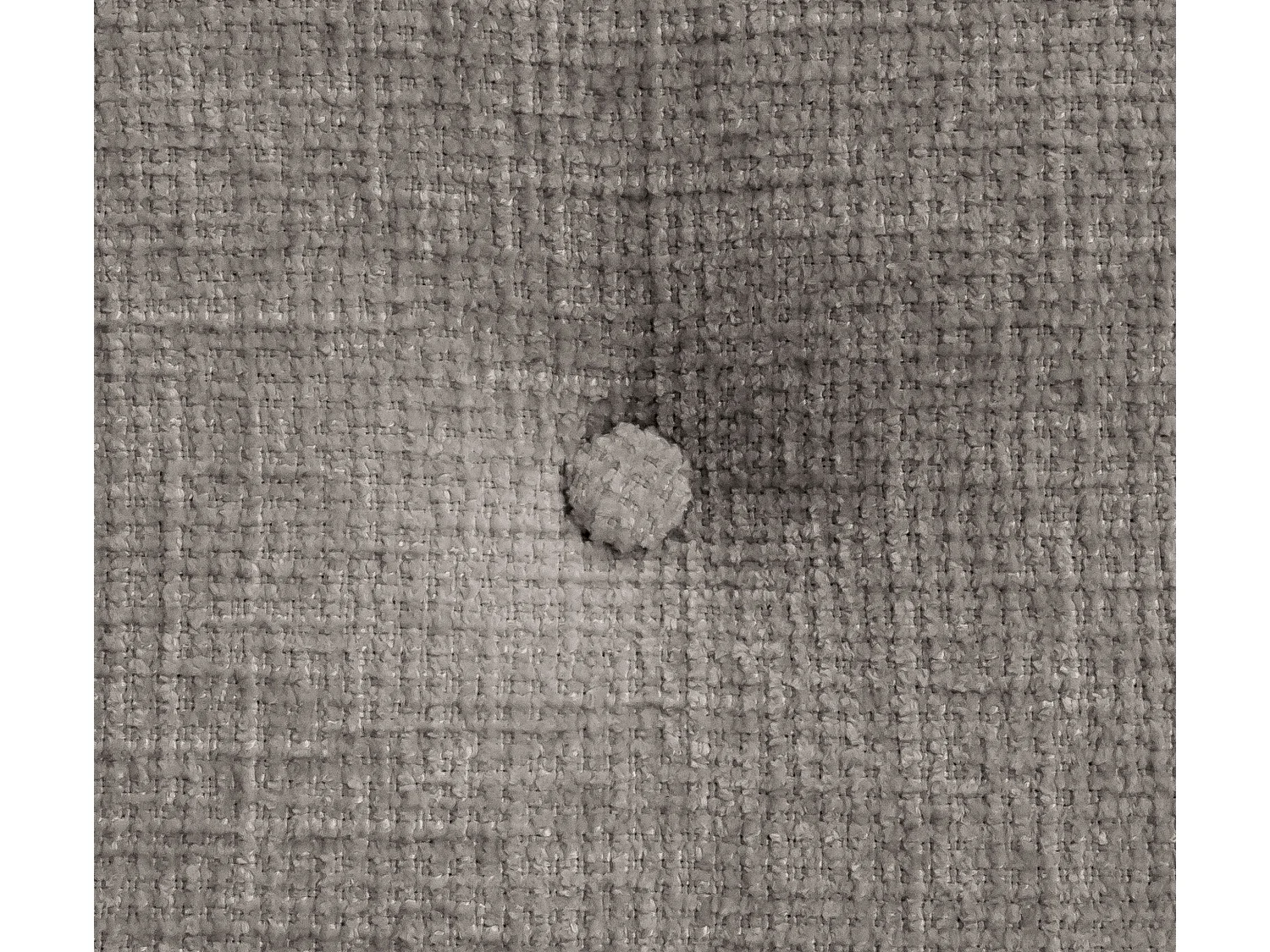 DHOME Tête de lit en laine naturelle avec Boutons 145x105cm avec pieds Lits 135/140 - Gris