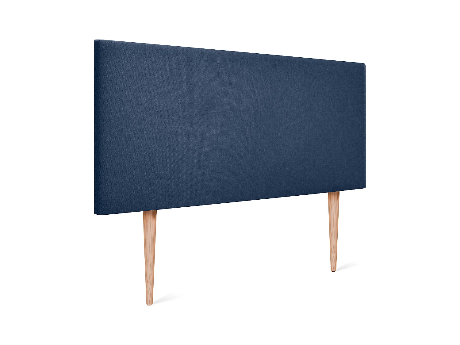 DHOME Testiera in de Tessuto Aqualine Liscio 90x105cm Con le gambe Letti 80/90 - Blu