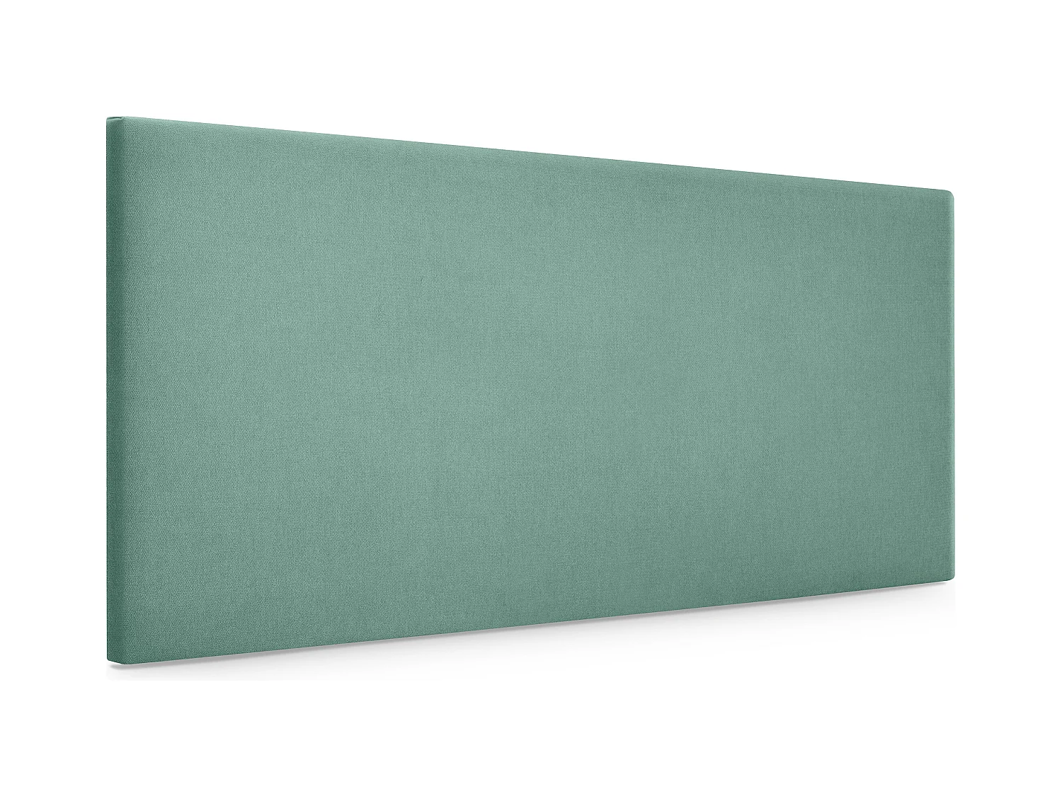 DHOME Testiera in de Tessuto Aqualine Liscio 90x50cm Letti 80/90 - verde acqua