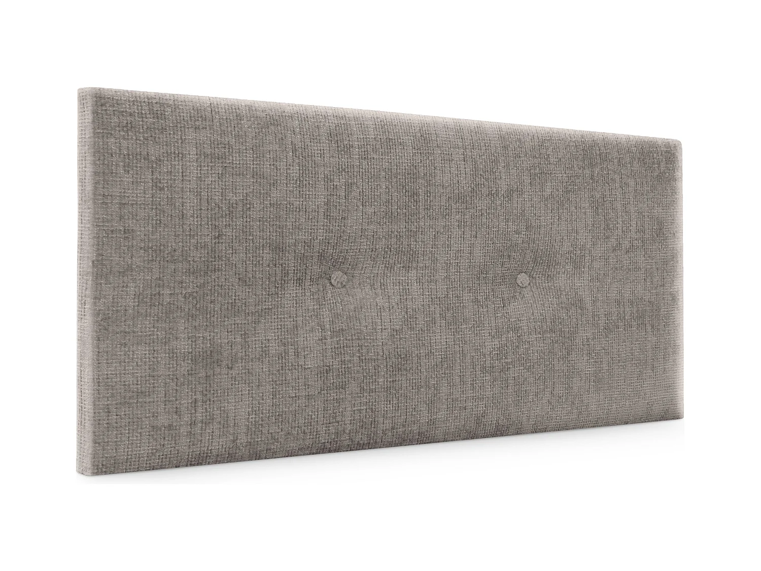 DHOME Tête de lit en laine naturelle avec Boutons 90x50cm Lits 80/90 - Gris